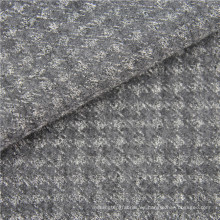tela elástica tejida de lana de punto de lana de poliéster